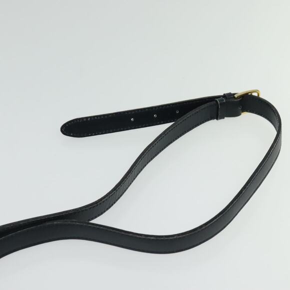 CELINE Shoulder Bag Leather Navy Gold - Picture 8 of 12